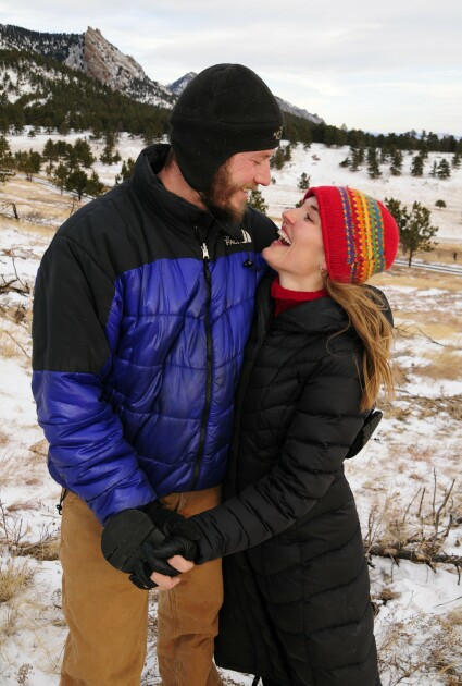 couple portrait winter