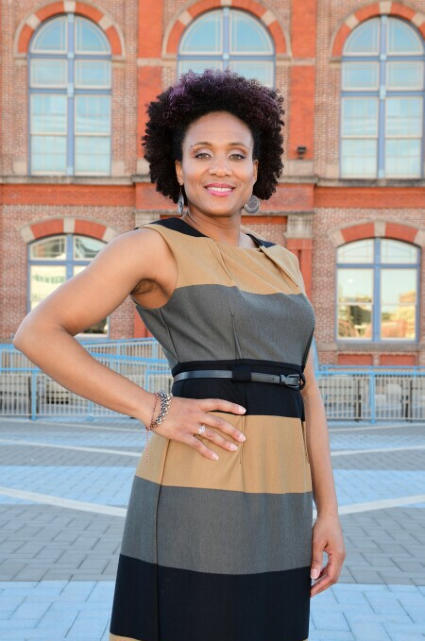 pretty black woman portrait denver
