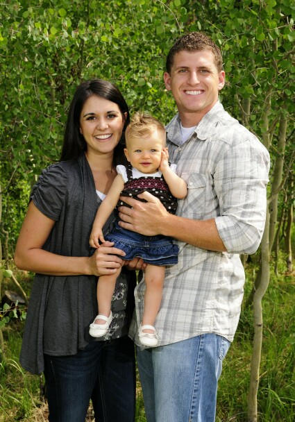 young couple with child
